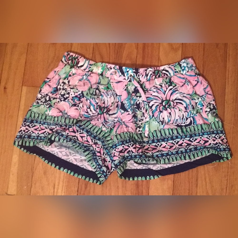 NWOT Lilly Pulitzer Katia 5” Shorts High Tide Navy size XS